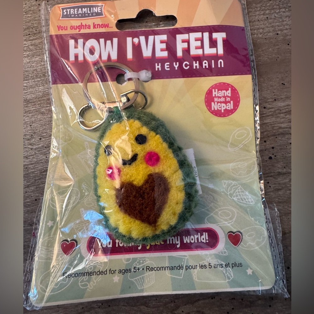 You Totally Guac My World Avocado Keychain